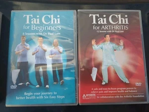 2 DVD Set Tai Chi for Beginners (DVD, 2002) Dr. Paul Lam + Arthritis 12 Lessons - Foto 1 di 1