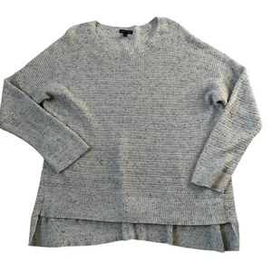 Eileen Fisher Gray Organic Cotton Knit Sweater Women Size XL | 63-52 - Picture 1 of 6