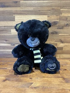 Alton Towers The Smiler Teddy Bear Plush Soft Toy With Black & Yellow Scarf - Picture 1 of 13