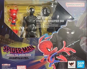 Original Bandai S.H.Figuarts SHF SPIDER-MAN NOIR & SPIDER-HAM Model Toys - Picture 1 of 10