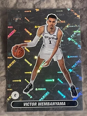 2023 Panini Sticker & Card Collection Stickers Foil Victor Wembanyama Rookie RC - Image 1 of 2