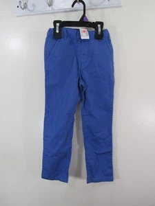 New The Childrens Place Pants Size 5T Blue Hook Pockets Half Elastic Waist - Picture 1 of 8
