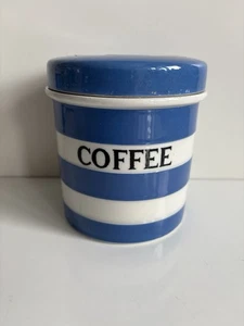 4” ‘COFFEE' Caddy by T.G.Green Cornishware of Church Gresley - Picture 1 of 9