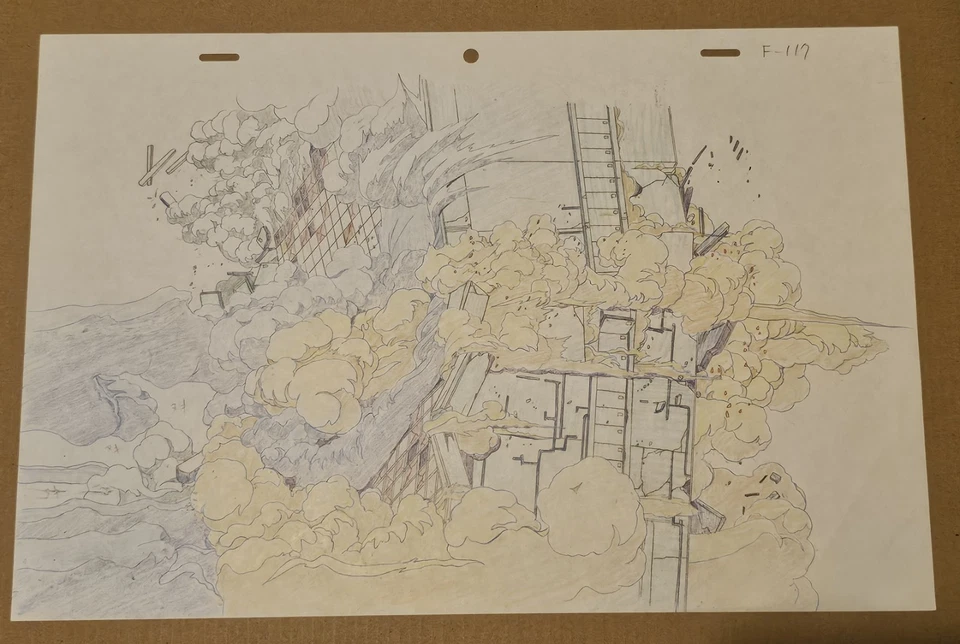 Katsuhiro Ôtomo Akira Anime 1988 Original Production Cel Douga Sketch  - Image 1 of 1