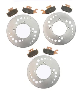 Rotores y pastillas de freno delanteros traseros para Can-Am Renegade 800 EFI 4x4 - 2007 2008 - Imagen 1 de 1