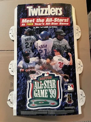 Griffey Jr 1999 Twizzlers All Star Game Retail Store Sign 22” X 38” Nice. - Image 1 of 4