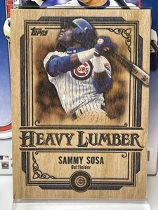 2025 TOPPS BASEBALL SERIES 2 - Sammy Sosa #HL-35 - Heavy Lumber SP - Cubs - Picture 1 of 2