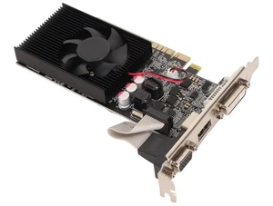 GT730 2GB GDDR3 64bit Graphics Card with Cooling Fan, DVI I VGA HDM, Gaming... - Picture 1 of 6