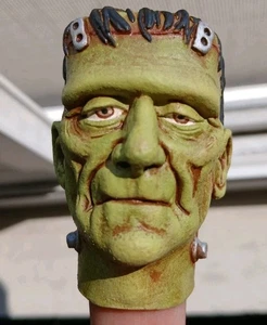 Máscara de látex Frankenstein pintada a mano monstruos universales horror Boris Karloff - Imagen 1 de 8