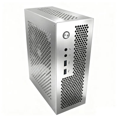 A09 Mini ITX Chassis HTPC Portable Computer Case Support PCIe 1 U Power Supply - Image 1 of 4