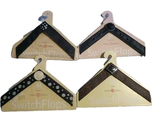 LINDSAY PHILLIPS 🩴 Flip Flop STRAPS Size M lot of 4 for SwitchFlops Sandals 7/8 - Picture 1 of 11