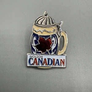 MOLSON CANADIAN Beer Brewery Hat Tie Lapel Pin - Picture 1 of 2
