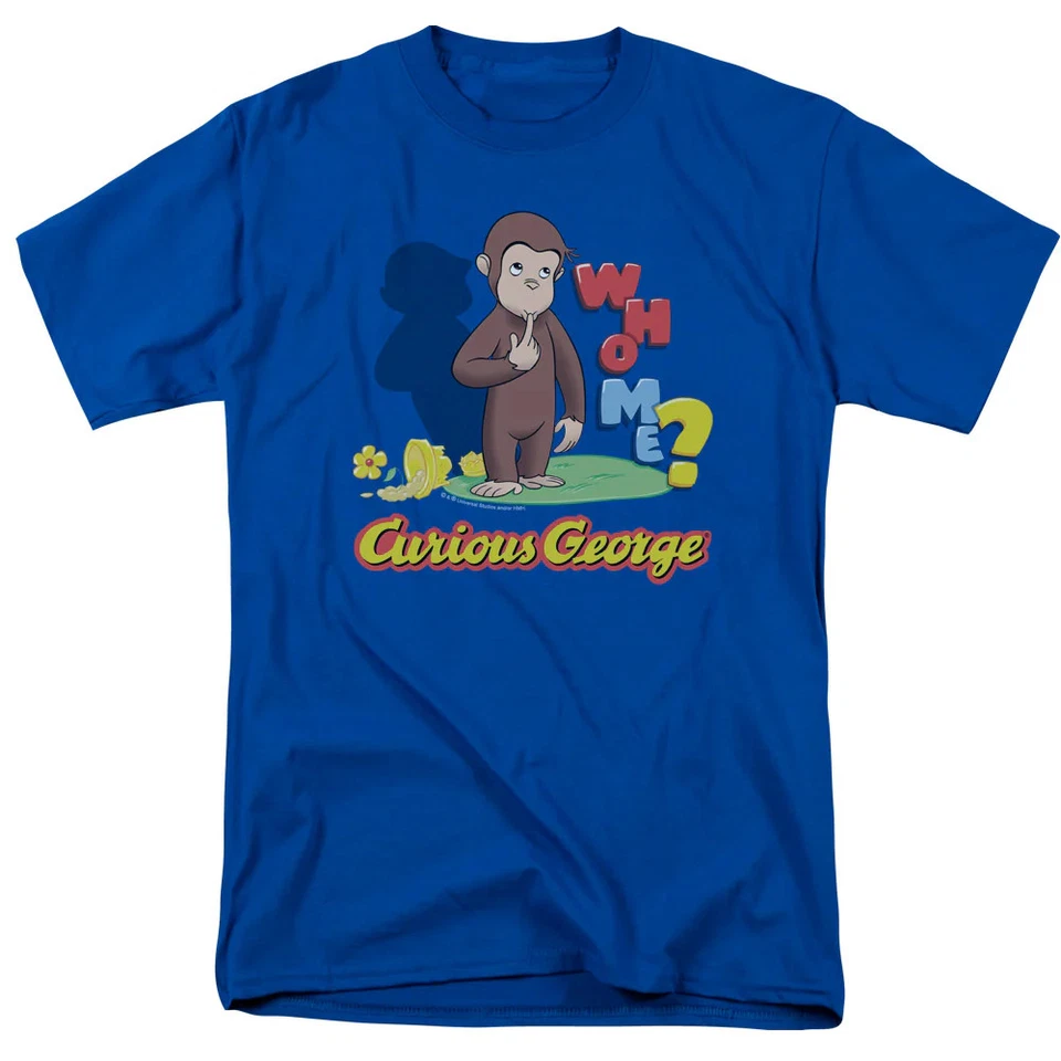 Camiseta Real Curious George Who Me para Hombre Foto 1 de 1