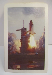 Arrco Playing Card Co. Space Shuttle Full Deck Missing Joker Pla-Mor Used Vtg - Picture 1 of 12