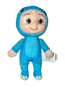 Cocomelon JJ Stuffed Dinosaur Blue Costume 8" Plush Jazwares - Picture 1 of 6