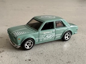 Hot Wheels 71 DATSUN 510 J-Imports Loose with Protector bluebird - Picture 1 of 4