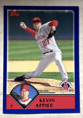 2003 Topps Kevin Appier Baseball Card #41 Angels Pitcher Mid-Grade EX - Image 1 of 2