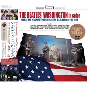 THE BEATLES 1964 THE BEATLES' WASHINGTON IN FARBE DVD Region Free NEU - Bild 1 von 3