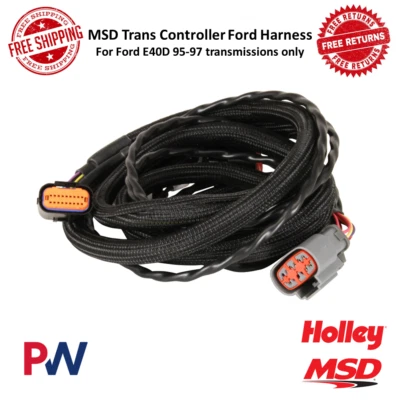 Arnés de cableado controlador de transmisión MSD para Ford E40D 1995-1997 #2775 Foto 1 de 4