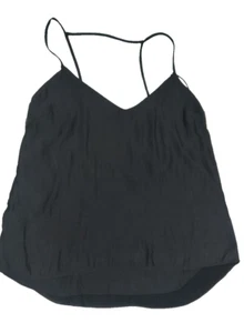 NWT WOMEN'S LUSH MOD ON TREND BLACK LACE BACK CAMISOLE TOP TANK SIZE SMALL S - Picture 1 of 3
