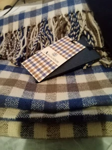 Bufanda/chal Aquascutum, lujo, Big Clubcheck, mezcla 100 % cachemir/lana - Imagen 1 de 16