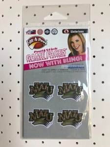 0017 Nebraska Wesleyan University  - 4 Glitter Tattoos - Picture 1 of 1