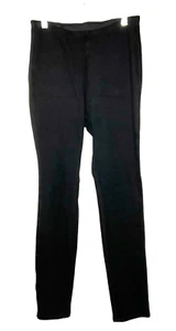 Pantalones ajustados de pierna recta Belle by Kim Gravel Flexibelle A56469 negros talla 0 NUEVO - Imagen 1 de 8