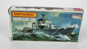 Vintage, Matchbox 1/700th Narvik Class German Destroyer #PK-62 (1977) - Picture 1 of 7