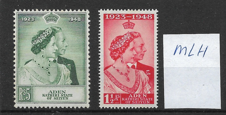 Aden Seiyun @ 1948 Royal Silver Wedding Set   MLH Nice Priced @GB1230 - Image 1 of 1