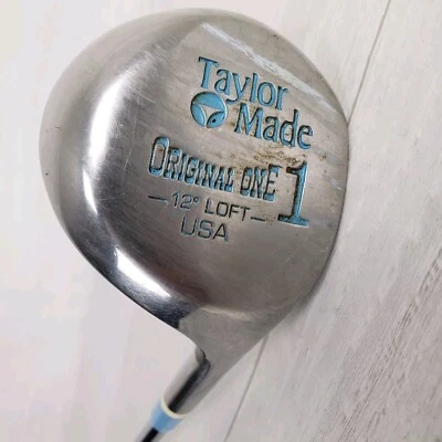 TaylorMade Mujeres #1 Madera Metal Madera 12° Derecha 42" Eje Acero Pitsburgh Caqui Foto 1 de 4