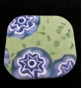 30- BAGUE JEUNE CREATEUR LILLY HYPE  EN PATE TRES HIPPIE CHIC - Picture 1 of 3