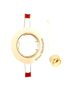 LED Einbaurahmen Rund 81x26mm Weiß Stahlblech Spot GU10 schwenkbar - Bild 1 von 1