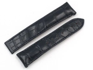 OMEGA Cinturino Orologi Official Blu Elegante Ansa 20mm Deployante Hand Made - Bild 1 von 5