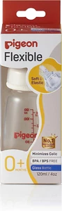 Flexible Peristaltic Glass Slim Neck Bottle, Clear (PBA282) - Picture 1 of 11