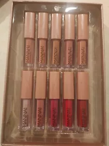 Manna Kadar Lip Heaven 10 Pc Liquid Lip Stain - Picture 1 of 2