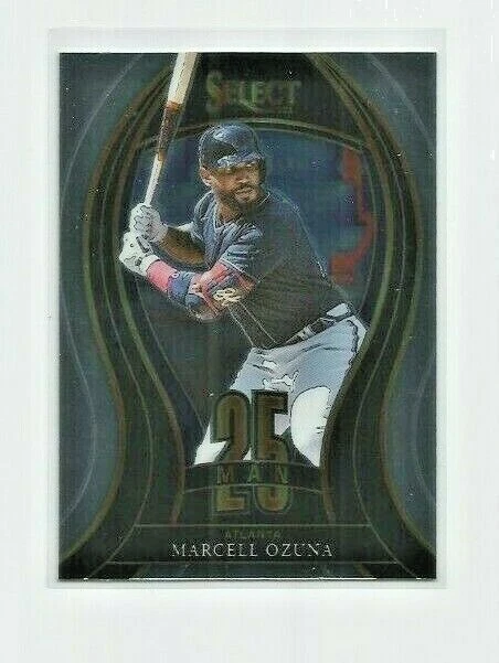 MARCELL OZUNA (Atlanta) 2021 PANINI SELECT 25 MAN INSERT CARD #25M-23 - Image 1 of 1