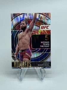 2022 SELECCIONAR NÚMEROS UFC FLASH PRIZM #19 JORGE MASVIDAL - Imagen 1 de 2