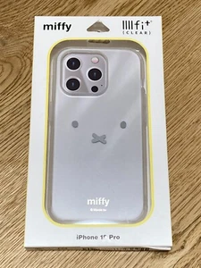 Gourmandies iPhone 15 Pro 6.1 inch Case IIIIfit Clear Miffy Face MF-442B Japan - Picture 1 of 6