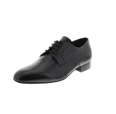 Elle Classic Stringate In Pelle Da Ballo Nero - Taglia 45 Scarpe Uomo Stringate - Imagen 1 de 3