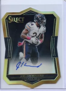 2016 Panini Select #RDC-JH Jordan Howard Die Cut 77/99 Rookie Card Autograph - Bild 1 von 2
