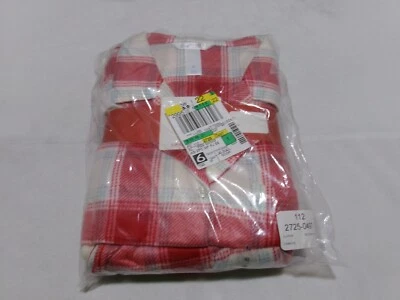 H891 ADONNA 2-Piece Long Sleeve Sleep Set Snowy Plaid Womens Size XL - Image 1 of 4