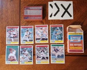 1985 DRAKE'S BIG HITTERS BASEBALL 44 CARD Boxed SET.Mint Condition/Ripken/Seaver - Picture 1 of 2