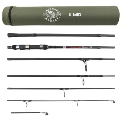 S MID Strong Predator Carp Travel Fishing Rod & Case 10.5' Light-Sea,freshwater - Image 1 of 4