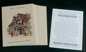 40 OLD INNS (ENGLISH PUBS)  2nd SERIES 1939, WILLS CIGARETTE CARDS, PICK Y CARDS