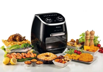 ARIETE 4619 Heißluftfritteuse 2000 Watt 11 L Airy Fryer Ofen Schwarz - Bild 1 von 3