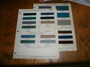 1948 1949 Studebaker Ditzler Lackabplatzer Farben Auto & LKW - 2 Jahre - Bild 1 von 1