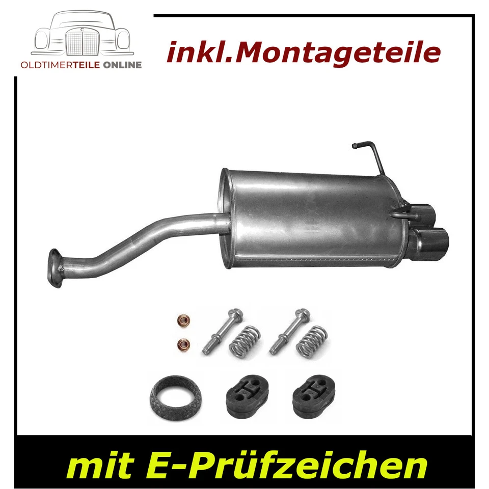 Silencieux Arrière Pour HONDA CIVIC VII Hatchback (UE, EP, EV) 2.0 Type-R - Photo 1/1