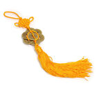 FENG SHUI 8 COIN TASSEL GOLD Hanging Cure Good Fortune Health Spiritual Yang Chi