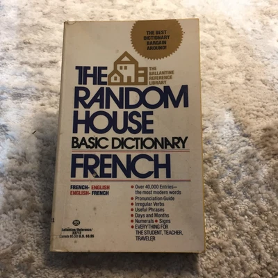 The Random House Basic Dictionary French Paperback Book Francesca L.V. Langbaum - Image 1 of 4