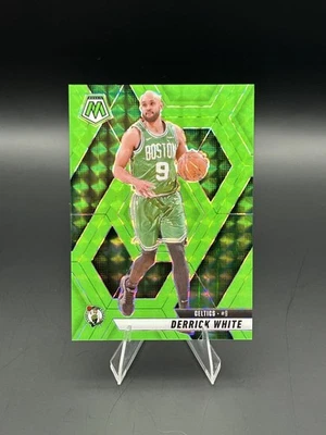 2024-25 Panini Mosaic Derrick White Green Fluorescent Mosaic Prizm  /10 - Image 1 of 2